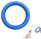 QEEROYO Hunde Fitness Ring, Hundebiss-Ring, Beissring Hunde, Hundespielzeug Ring, Hunde Flugscheibe Spielzeug, Beissring für Hunde, Interaktiver Trainingsring für Kleine mittelgroße Große Hunde, Blau
