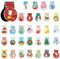 Magnet Magnetische Lesezeichen,30 Stück Weihnachten Magnetische Lesezeichen,Weihnachten Magnetische SeitenclipsMagnetic Markings,Lesezeichen-Clips,Magnet Lesezeichen Kinder