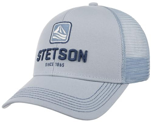 Stetson Sailing Trucker Cap Basecap Meshcap Herren Sommer hellblau One Size
