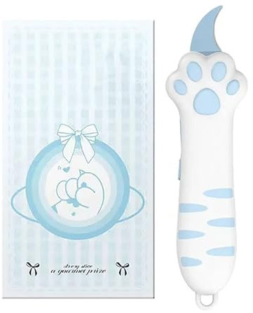 Ohphnt 2025 New Retractable Cat Claw Cutter Cute Cat Box Paper Cutte,cat Paw Box Cutter,Retractable Cat Claw Cutter,Retractable Cat Claw Knife Cute Cat Box Paper Cutter,Portable Cat Retractable Knife