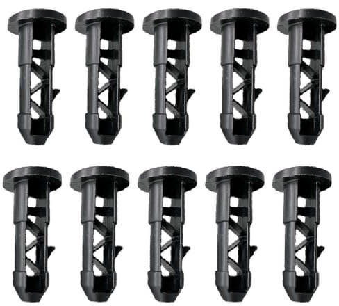 Wheeled Trash Can Lid Latch Pins Trash Can Lid Replacement Rotating Hinge Axle Plug Link Bolts for Outdoor Wheelie Garbage Collector with Wheel Rollout Disposal Bin Commercial Waste Container (10PCS)