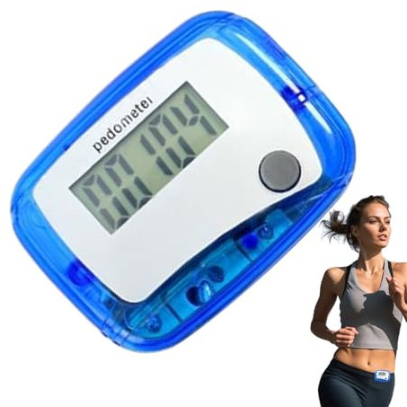 Pedometer - sorgfältige Pedometer, digitaler Bewegungssensor | Taschenaktivitätsmessgerät für ältere Menschen, Jogging -Einheiten, Outdoor -Walk -Werkzeuge, Wandermesser, LCD -Bildschirm, Reisetrainin
