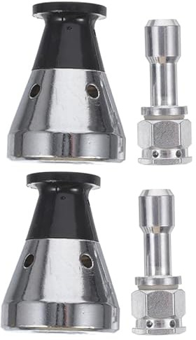 SHINEOFI Lot De 2 Soupapes De Sécurité Pour Autocuiseur 60 Kpa Avec Tige D'Échappement Soupape De Pression Universelle En Métal Accessoires Pour Réparation D'Autocuiseur Et Libération Rapide