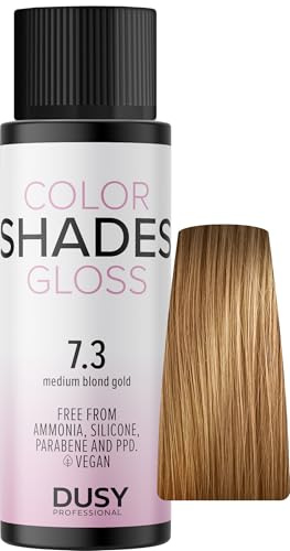 Dusy Color Shades 7.3 mittelblond gold 60ml | erfrischt die bestehende Haarfarbe | ammoniakfreie Gel-Cremetönung