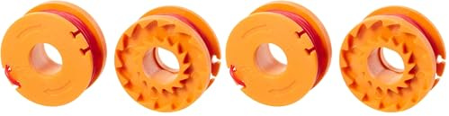 WORX WA0004.1 Rasentrimmer Faden für alle 20V WORX Rasentrimmer – Langlebige Ersatzfaden Spulen für verbesserte Schneidgeschwindigkeit – Ø 1,65mm, 3m Länge – 2er Set (Packung mit 2)