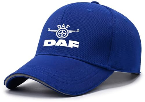 NAGBCTY Basecap für Herren und Damen D.A.F, stylische Freizeit verstellbare Cap, stylische Schirmmütze für Tennis(Blue)
