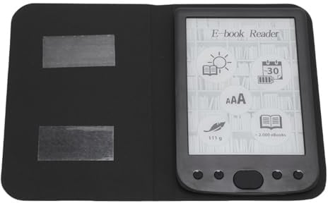 Cryfokt E Reader Eye Friendly 6 Pouces 800x600 E Book Reader avec Annotations et Lecture Audio pour Une Expérience de Lecture Enrichie (4G)