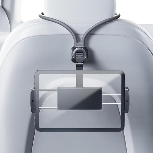 Soporte para tableta de coche para asiento de coche Tesla, deportivo, de casete o de alto rendimiento, soporte para tableta trasera para asientos deportivos, fijación para cojines de cabeza, soporte