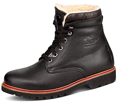 Panama Jack Panama 03 Aviator Herren Warm gefüttert Classics Kurzschaft Stiefel & Stiefeletten, Schwarz (Black), 44 EU