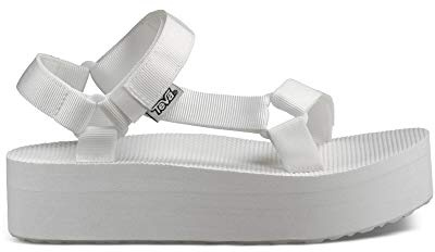 Teva womens Flatform Universal-W Flatform Universal-w White Size: 4 UK