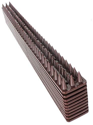 Spares2go 10 Strips Anti-Climb Fence Wall Security Spikes (5 Metres)