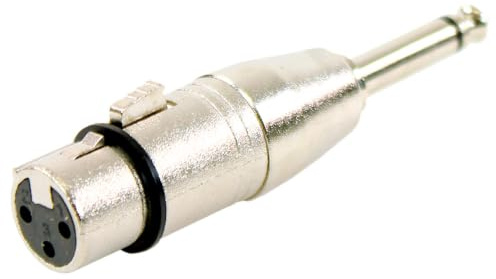 Plugger Adaptateur XLR femelle/Jack mâle mono Noir