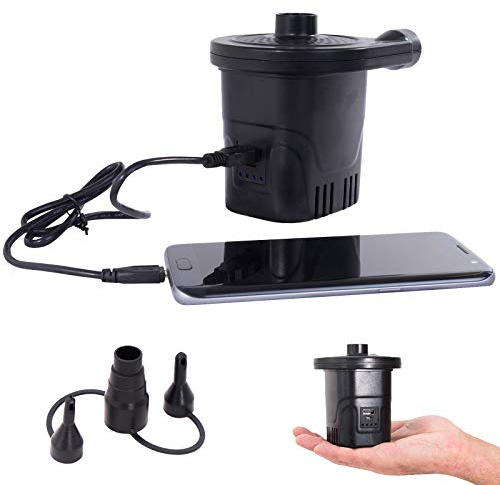 Bo-Camp - Elektrische Pumpe - Wiederaufladbar - USB - 4000 mAh - 250ltr/min