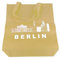Starlet24 Berlin Jutebeutel Hipster Tasche Shopper Stofftasche Einkaufstasche Freizeittasche Beutel Souvenir Andenken Einkaufsbeutel #100927 (Beige)