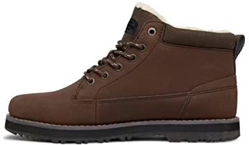 Quiksilver Mission V - Leather Lace-up Winter Boots for Men - Winterstiefel aus Leder mit Schnürsenkeln - Männer - 42 - Braun.