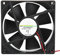 Ventilador de enfriamiento, ventilador de disipador de calor 24V 0.40A 9CM Sistemas de enfriamiento para convertidor de frecuencia/inversor/máquina de soldadura, placa base Ventilador de interfaz de d