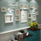 little dove CLS Bilderrahmen Collage Brief pastoralen Schlafzimmer Wohnzimmer massivholz kreative kreative Foto Wand Ornament Rahmen Wand Fotorahmenwand (Weiß)