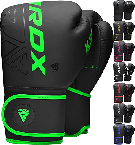 RDX Bambini Guantoni Boxe per Muay Thai e Allenamento, Maya Hide Pelle KARA Junior Combattimento Guanti da Sacco per Sparring, Kickboxing, Sacchi Pugilato, Punzonatura, Boxing Gloves
