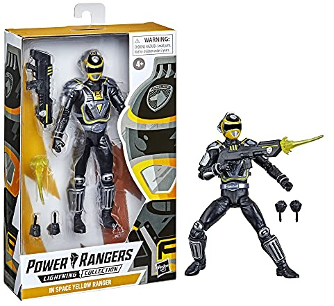 Power Rangers Lightning Collection S.P.D. A-Squad Gelber Ranger Premium Action-Figur (15 cm) zum Sammeln, von Serie inspirierte Accessoires