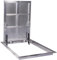 Schachtabdeckung Aluminium 90 x 60 cm (P) Bodenluke Schachtdeckel Revisionsschacht Kanalschacht