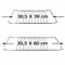 Rejilla extensible universal 90447 para horno ARTHUR MARTIN, ELECTROLUX, FAURE, ZANUSSI
