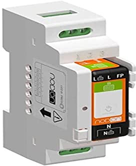 NodOn - Boîtier Rail DIN pour modules Zigbee et EnOcean, pack de 5 unités, accessoire, tableau électrique, compatible avec tous les modules NodOn, installation simple, branchement rapide, sans travaux