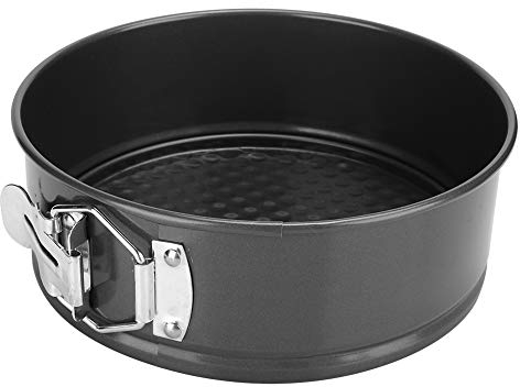 Kuchenform 22cm Rund Springform Tortenform, Antihaftbeschichtet Kuchenform Abnehmbarer Boden,Pizzablech aus Kohlenstoffstahl zum Backen von Schichtkuchen, Käsekuchen