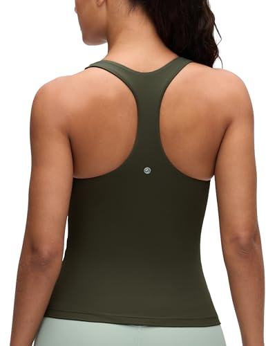 CRZ YOGA Butterluxe Soutiens-Gorge Dos Nageur Olive Verte 44