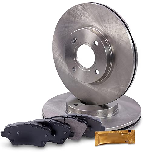 ATEC Germany Bremsenset Vorderachse inkl. Bremsscheiben Ø 278 mm Belüftet + Bremsbeläge Vorne Kompatibel mit FORD B-MAX (JK), FIESTA Mk6 (CB1, CCN), TOURNEO COURIER B460