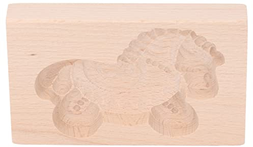 Wiederverwendbare Weiche Plätzchenform aus Buchenholz Zum Backen (Trojanisches Pferd)