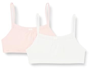 DIM Brassière Fille Les Pockets Ecodim x2 | Coton Doux et Résistant | Confort Quotidien | Lot de 2 | Motifs Multicolores