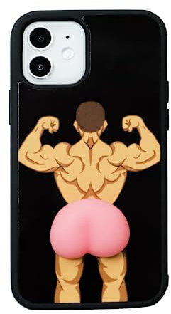 TRADAY Funny Ugly Phone Case - iPhone 12/12Pro - Ridiculous Weird Ugliest - Crazy Peach