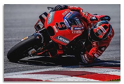 ALTUY Motorräder Moto GP Racing Poster Sport Motor on Track Dekorative Malerei Leinwand Poster 30 x 45 cm