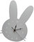 HOMSFOU 1stk Kaninchen Stille Wanduhr 3D-wanduhr Dschungel-wanduhr Kaninchen Uhr Tierische Wanduhr Wandmontierte Küchenuhren Bauernuhr Badezimmer Uhr Vintage Hängeuhr Kind Rom Hase