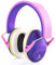 RIIKUNTEK Kids Ear Defenders - SNR 26dB Safety Earmuffs for Children, Noise Cancelling Headphones for Kids, Hearing Protection for Concerts & Fireworks, Purple