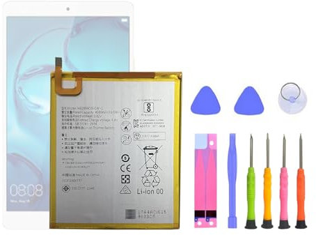 HIGHAKKU HB2899C0ECW Replacement Battery Compatible with Huawei MediaPad M3 8.4 Inch BTV-W09 & Huawei MediaPad T5 Tablet 10.1 Inch with Tools