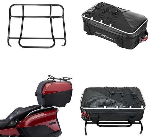 ZWXHN Top Cases Support Sac Arrière Bagages Sacs Garde-Corps Supports Cas Supports pour B&M&W K 1600 GT K1600GT -2016 Porte Bagages Arrière