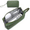 HYZUO Portable Organiser Laptop Electronics Accessories Pouch Bag Storage Carrying Case for Adapter Cables Cellphone Charger Mouse Power Bank Cords Stylus Pens Earbuds SSD HDD Gadgets, Grass Green