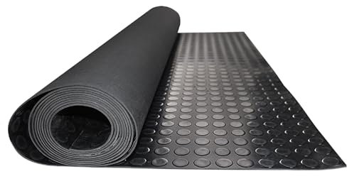 Tapis de sol de garage en caoutchouc, imperméable, antidérapant, grand rouleau de tapis pour voiture atelier