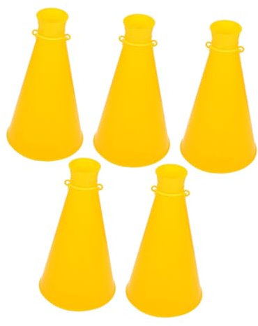 Gogogmee 5St Jubelhorn Lautsprecher partyzubehör Jubeltröte Megaphone für Partys Jubelnde Requisiten Spielzeuge Megaphone jubeln Party-Jubelhörner jubelnde Megafone Kleinkindspielzeug Abs