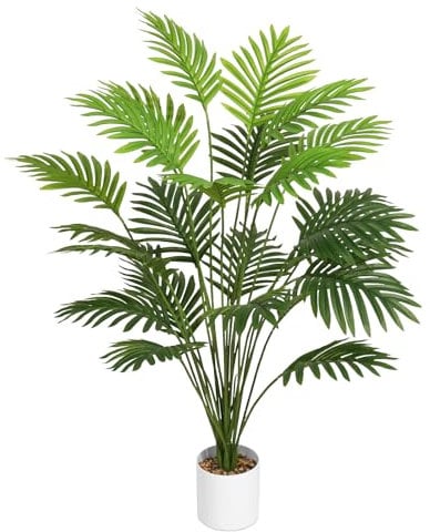 Tuocal Grande plante artificielle - 71 cm - Palmier tropical - Monstera en pot - Plantes artificielles - Pour l'extérieur, l'intérieur, la maison, le jardin, le bureau