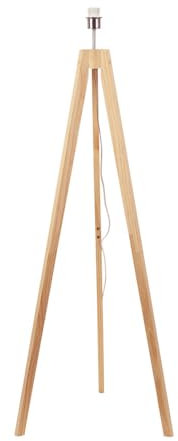 ValueLights | Natural Wood Tripod Floor Lamp Base Free Standing Living Room Light | Floor Lamps, Home Décor & Improvement Essential