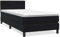vidaXL Boxspringbett mit Matratze Schwarz 90x220 cm Samt, Bett, Bettrahmen, Einzelbett, Schlafzimmermöbel, Lattenrost, Samtbett, Polsterbett