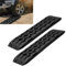 2 Tableros de tracción de rescate, tableros de tracción todoterreno, 10T, rastreo de recuperación TRACTION MATA RAIL ELECHER, accesorios todoterreno para are-na (negro)