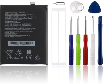 SwarKing Rechargeable 0-Cycle Ersatz Akku CCW5000-1 (4900mAh,4.45V) Kompatibel mit Cater-Pillar Cat S75 with Tools