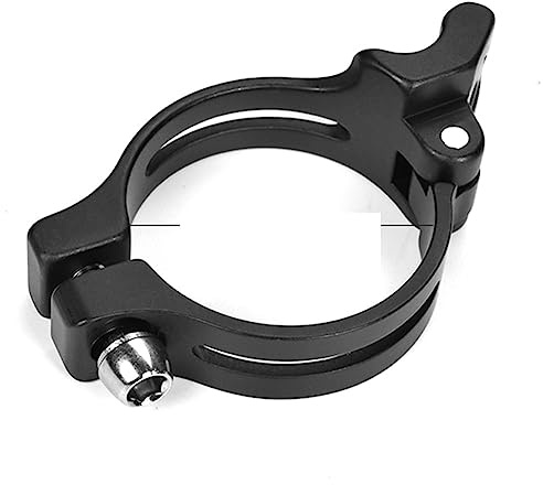 Sattelklemme MTB Fahrrad Schalter Klemme Konverter Gerade Lock Clamp Post 34,9/31,8mm Umwerfer Clip Ring(34.9mm)