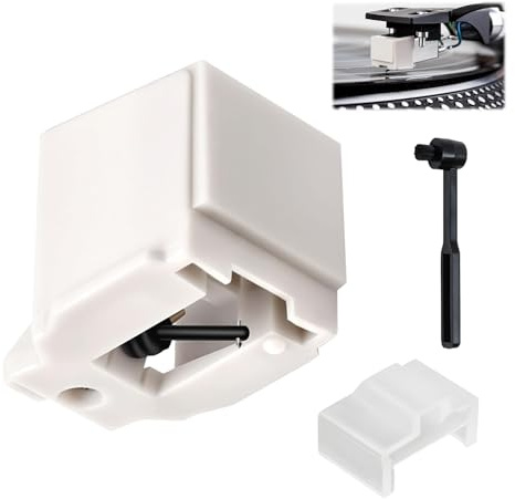 Record Player Needle Replacement, Vinyl Phonograph Turntable Stylus with 2 Cleaning Brush Compatible with Audio-Technica AT-LP60X AT-LP60XBT AT3600L AT-LP2D-USB AT-PL300 and More