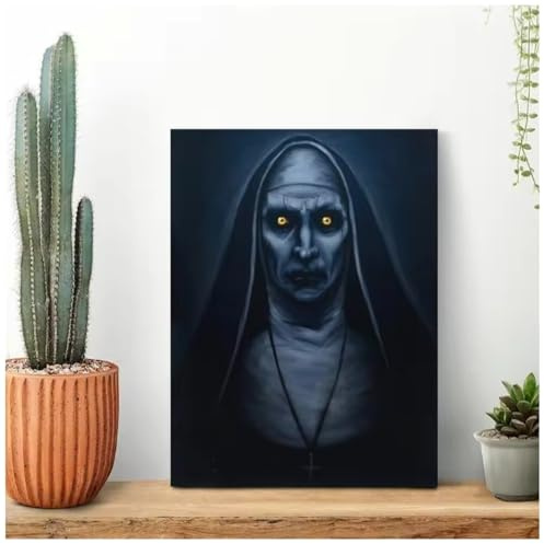 MEIZONGHUOJI Poster The Nun Conjuring – Vintage-Klassiker-Filmposter – Wandbild Auf Leinwand – Heimdekoration 50 * 70Cm Rahmenlos