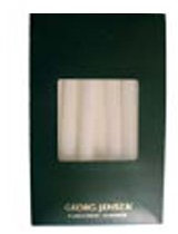 George Jensen Zubehör Tropffreie Kerzen, Wachs, Weiß