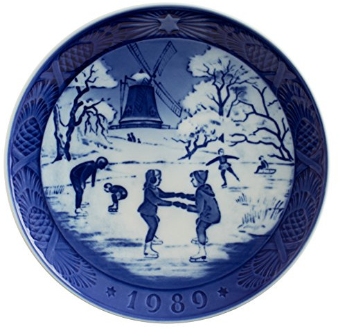 ROYAL COPENHAGEN PIATTO DI NATALE 1989 ORIGINALE PORCELLANA PRIMA SCELTA